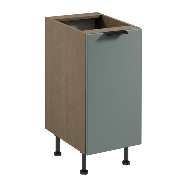 Unterschrank D40 P/L – Sorento Grün – Viel Stauraum für kleine Küchen.