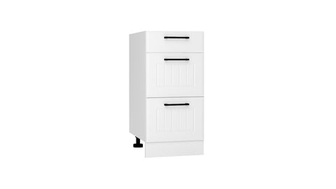 Unterschrank D40S3 – Arvion – 3 Schubladen für effiziente Organisation – Ansicht 2