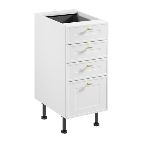 Unterschrank D40S4 AX – Sorento Weiß – Perfekte Anpassung an jede Wand