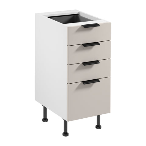 Unterschrank D40S4 AX – Sorento Weiß Beige – Platzsparend und elegant zugleich
