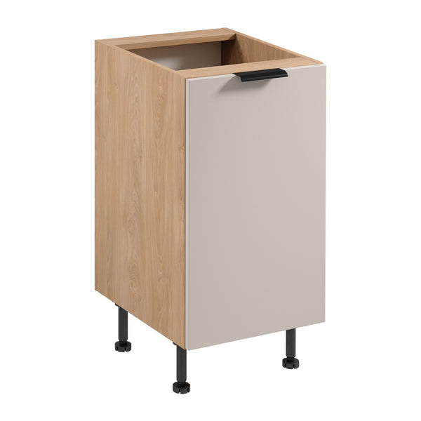 Unterschrank D45 P/L – Sorento Beige Sonoma Eiche – Clevere Organisation Ihrer Küchenutensilien.