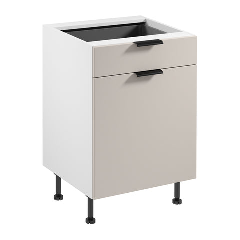 Unterschrank D60S1 P/L AX – Sorento Weiß Beige – Design und Funktion im Einklang
