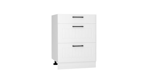 Unterschrank D60S3 – Arvion – 3 Schubladen für effiziente Organisation – Ansicht 2