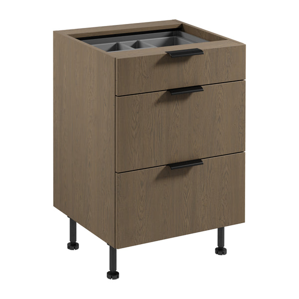 Unterschrank D60S3 AX – Sorento Dunkle Eiche – Unterschrank für höchsten Komfort.