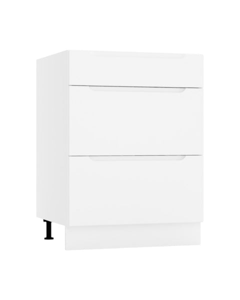 Unterschrank D60S3 – Zivora – 3 Schubladen für effiziente Organisation – Ansicht 2