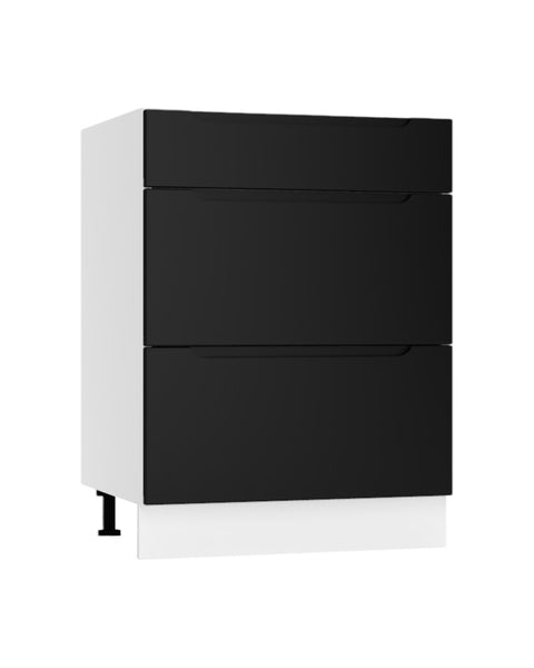 Unterschrank D60S3 – Zivora – 3 Schubladen für effiziente Organisation – Ansicht 3