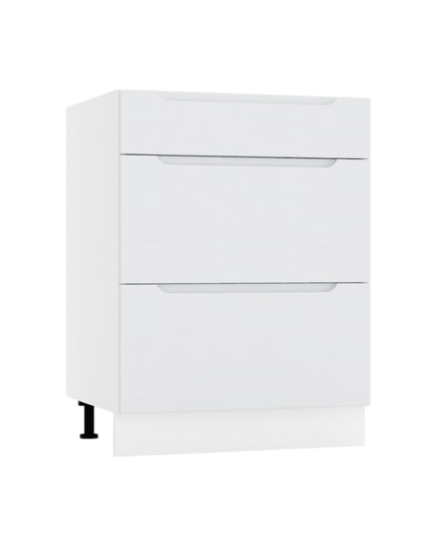 Unterschrank D60S3 – Zivora – 3 Schubladen für effiziente Organisation – Ansicht 4