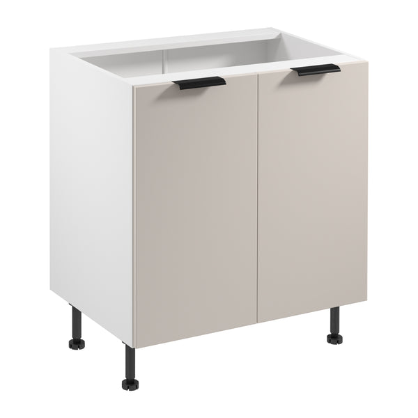 Unterschrank D80 – Sorento Weiß Beige – Perfekte Organisation für Ihre Utensilien.