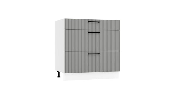 Unterschrank D80S3 – Kendro – 3 Schubladen für effiziente Organisation