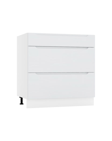 Unterschrank D80S3 – Zivora – 3 Schubladen für effiziente Organisation – Ansicht 4