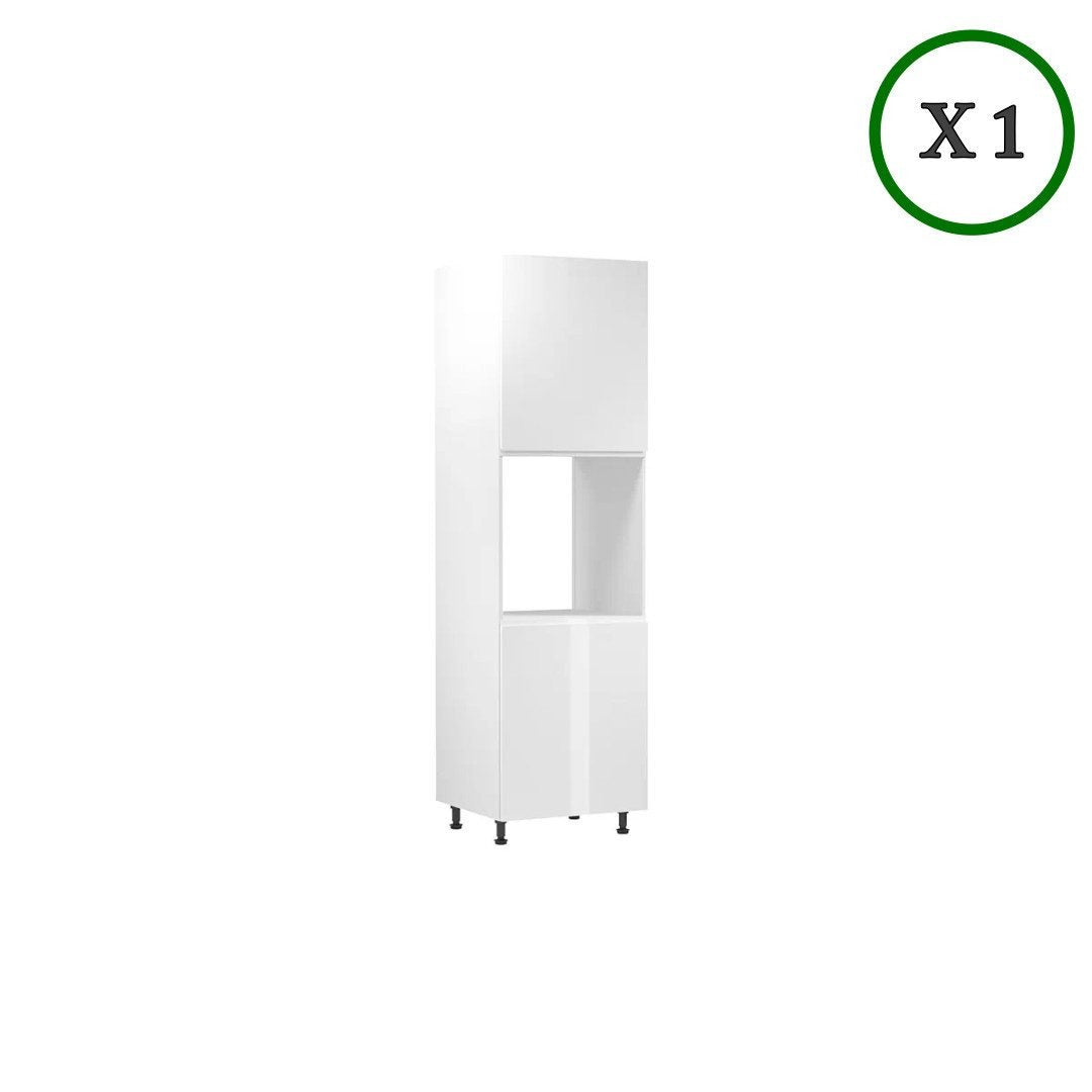 Küchenzeile K56-G300 - Aspen Weiß - Hoher Standard mit modernem Design - ROYAL24_MARKT