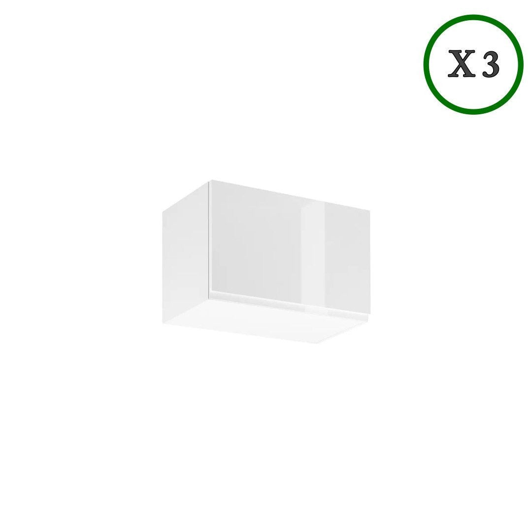 Küchenzeile K56-G300 - Aspen Weiß - Hoher Standard mit modernem Design - ROYAL24_MARKT