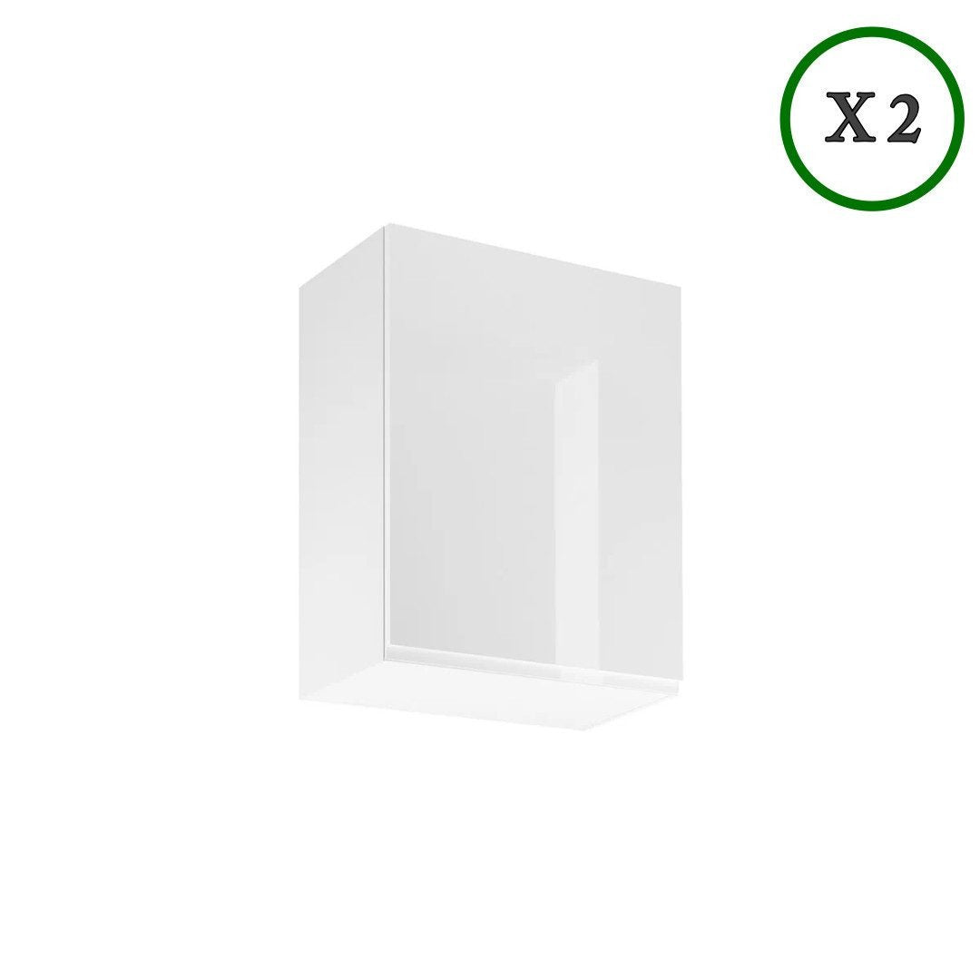 Küchenzeile K56-G300 - Aspen Weiß - Hoher Standard mit modernem Design - ROYAL24_MARKT