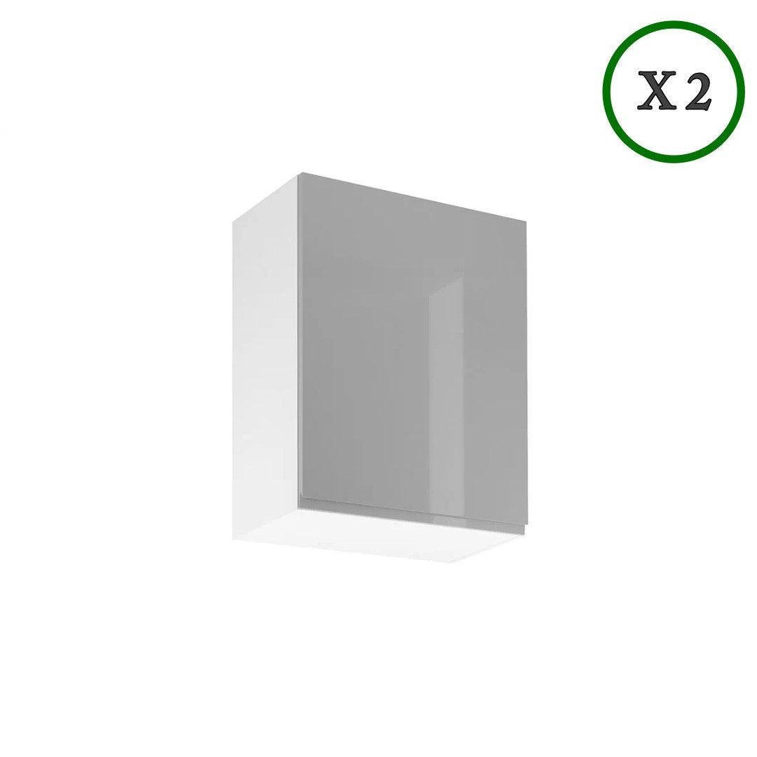 Küchenzeile K56-G300 - Aspen Grau - Hoher Standard mit modernem Design - ROYAL24_MARKT