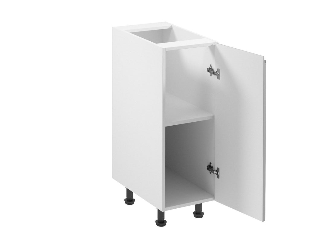 Winkelküche - L-Form Aspen - Grau (Hochglanz) - K31-G300×240 cm - ROYAL24_MARKT