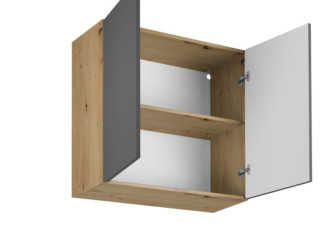 Küchenzeile K72-G360 L - Labgen Grau - Langlebige Materialien für hohe Belastbarkeit - ROYAL24_MARKT