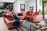 Ecksofa -  Belavio - Ein Design, das Ihrem Zuhause einen Hauch von Luxus verleiht. - ROYAL24_MARKT