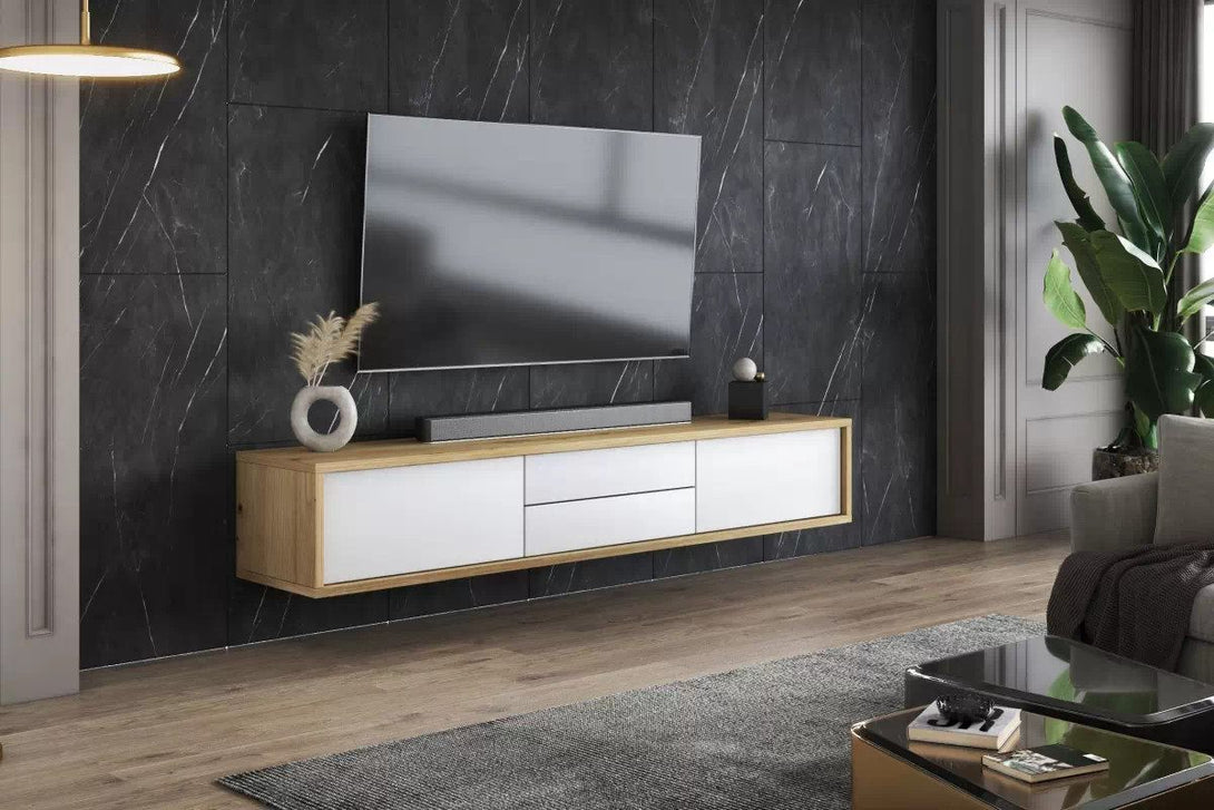 TV-Schrank - Frida - Vielseitige für jedes Wohnzimmer mit praktischen Fächern.