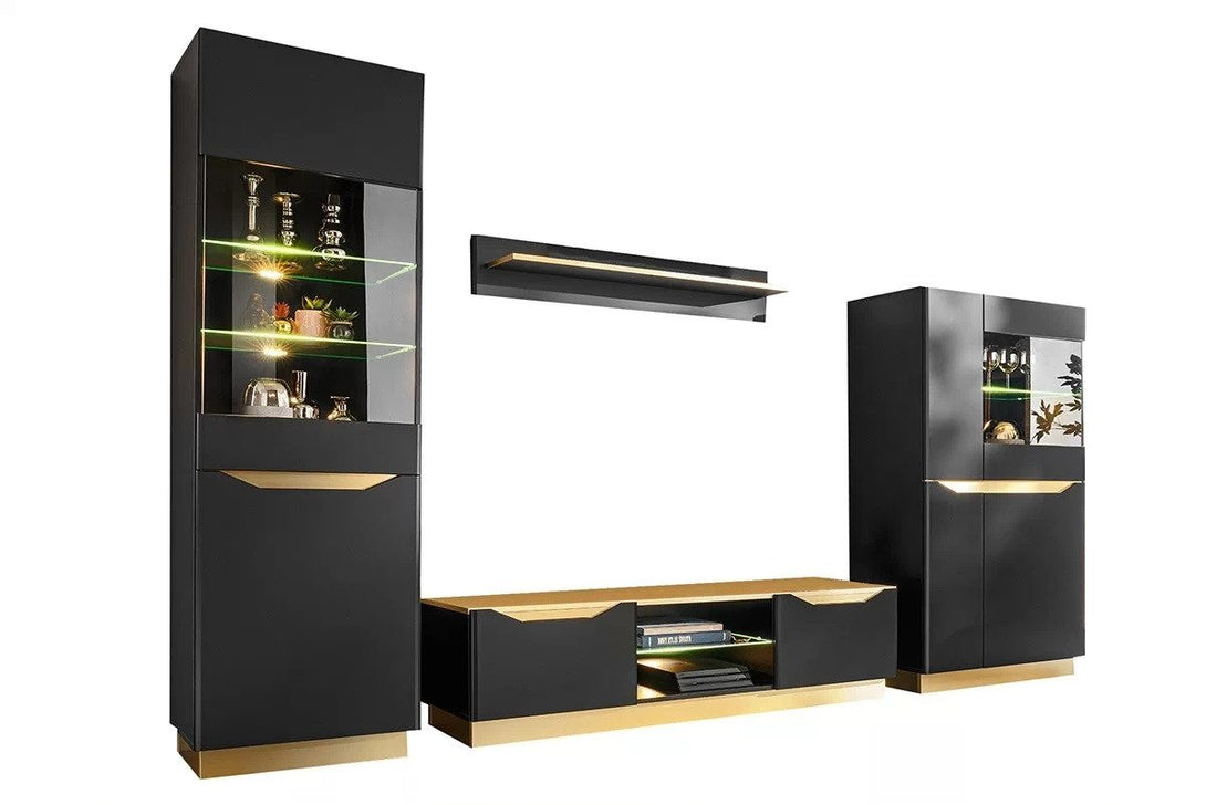 Wohnwand - Velma - Funktionale Wohnwand mit elegantem Flair