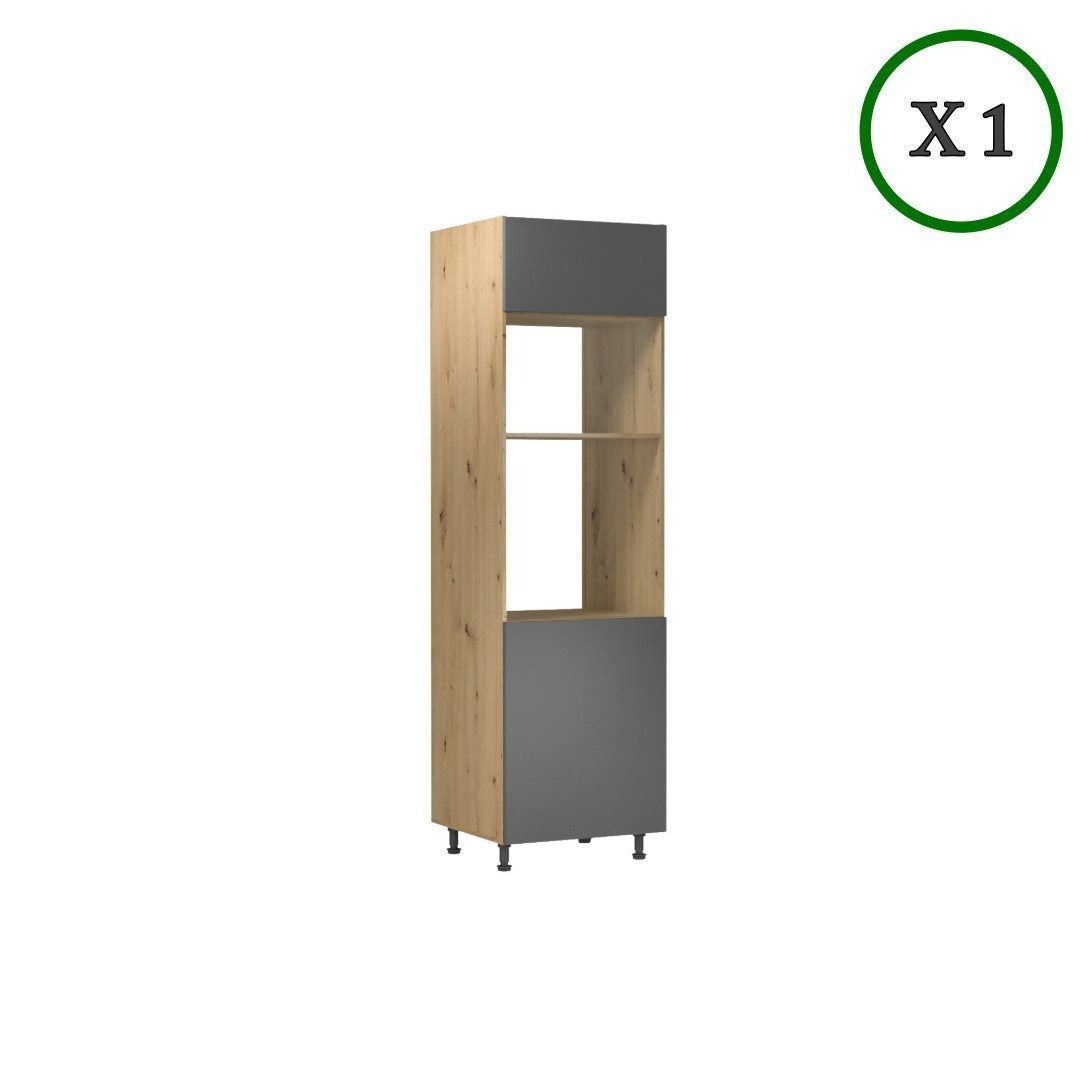 Küchenzeile - Langen - Grau Oder Beige (Matt) - K18-G400 cm. - ROYAL24_MARKT