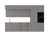 Küchenzeile K72-G360 R - Nexa Beige - Design und Komfort clever vereint