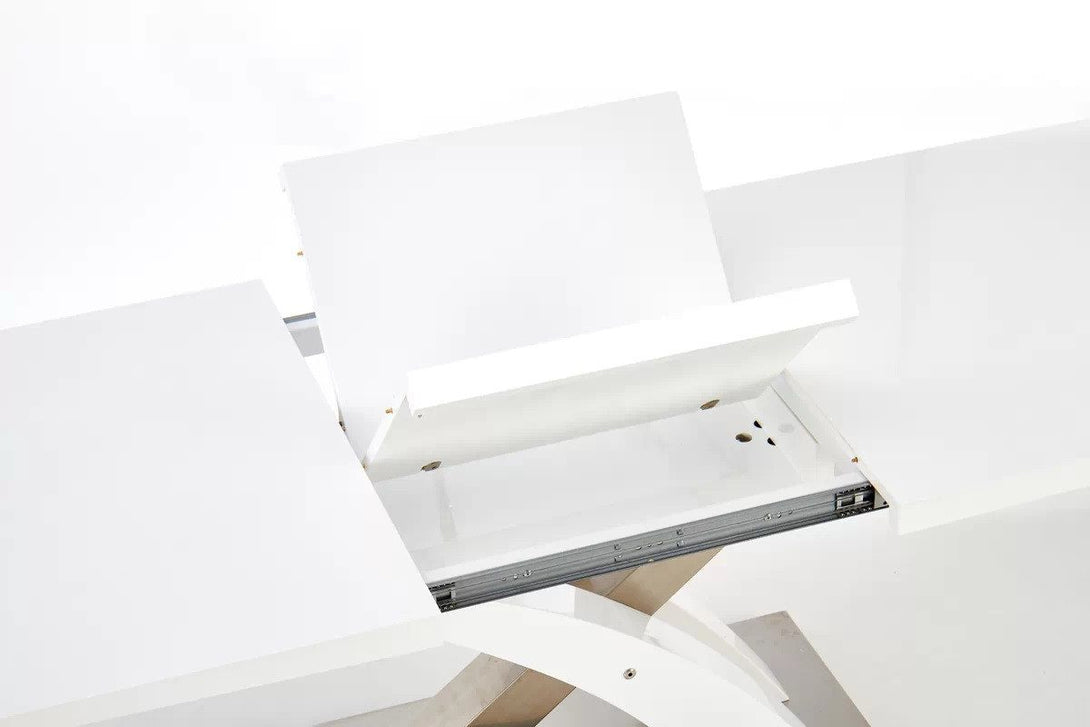 Esstisch - Sandor 2 - Markantes Design mit praktischem Auszugsmechanismus.