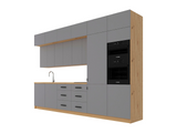 Küchenzeile K72-G360 R - Nexa Beige - Design und Komfort clever vereint