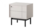 Nachttisch -  Jolinio - Elegantes Design und aus hochwertigen Holzmaterialien gefertigt. - ROYAL24_MARKT
