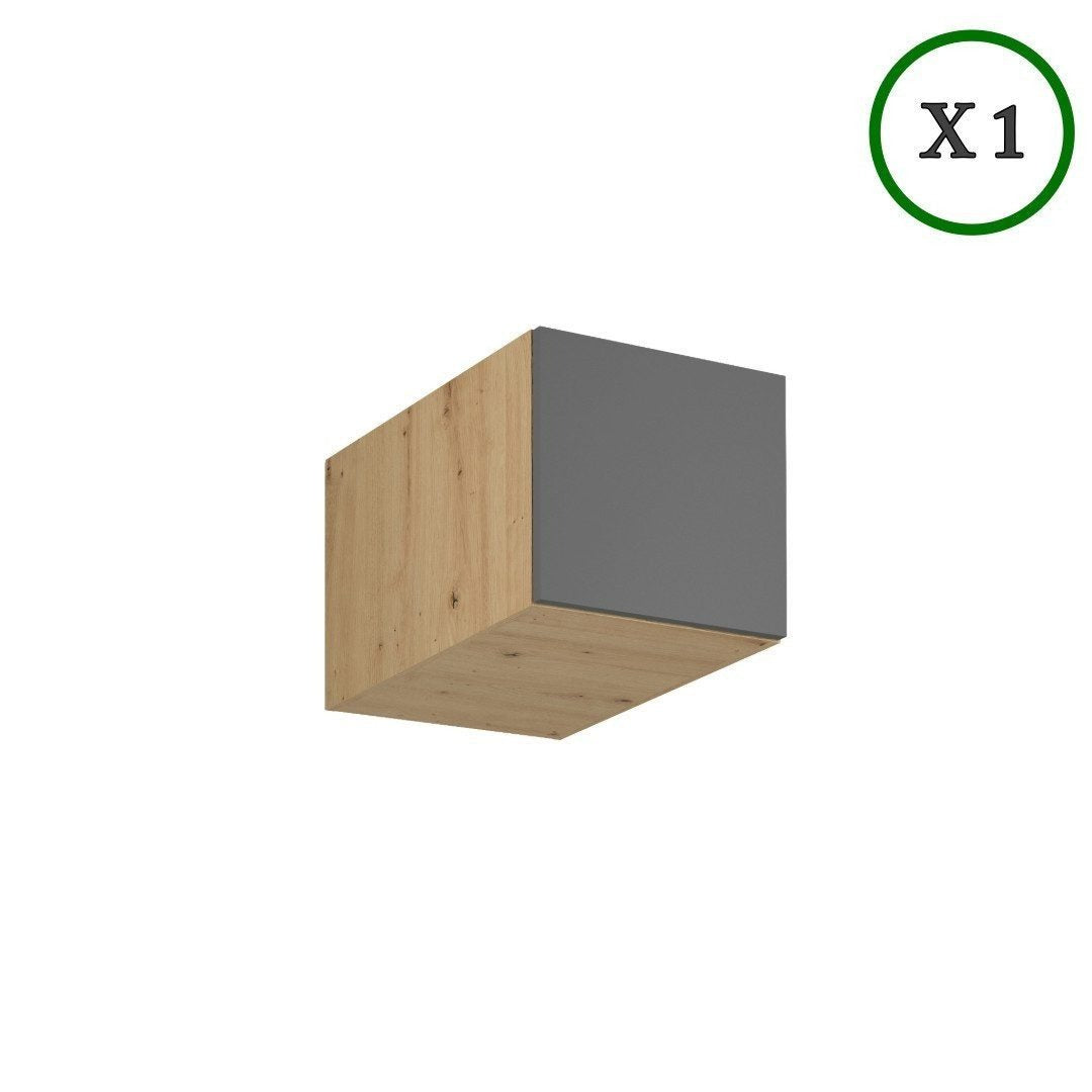 Küchenzeile - Langen - Grau Oder Beige (Matt) - K18-G400 cm. - ROYAL24_MARKT