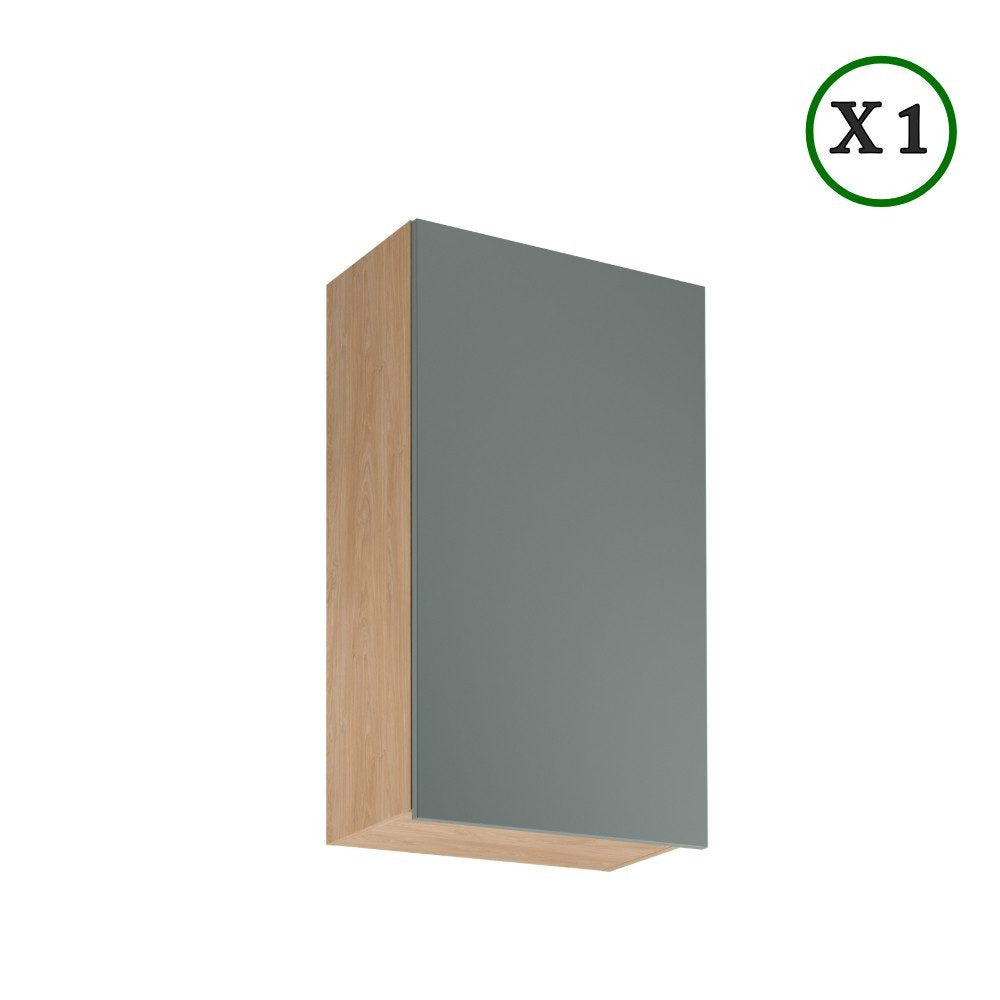 Küchenzeile - Sorento / Grün & Sonoma Eiche (Matt) - K1-G200 cm - ROYAL24_MARKT