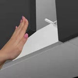 Mikrowellenumbauschrank 60 cm - Langen - EicheEffiziente Integration Ihrer Mikrowelle. - ROYAL24_MARKT