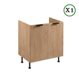 Küchenzeile - Sorento / Grün & Sonoma Eiche (Matt) - K1-G200 cm - ROYAL24_MARKT