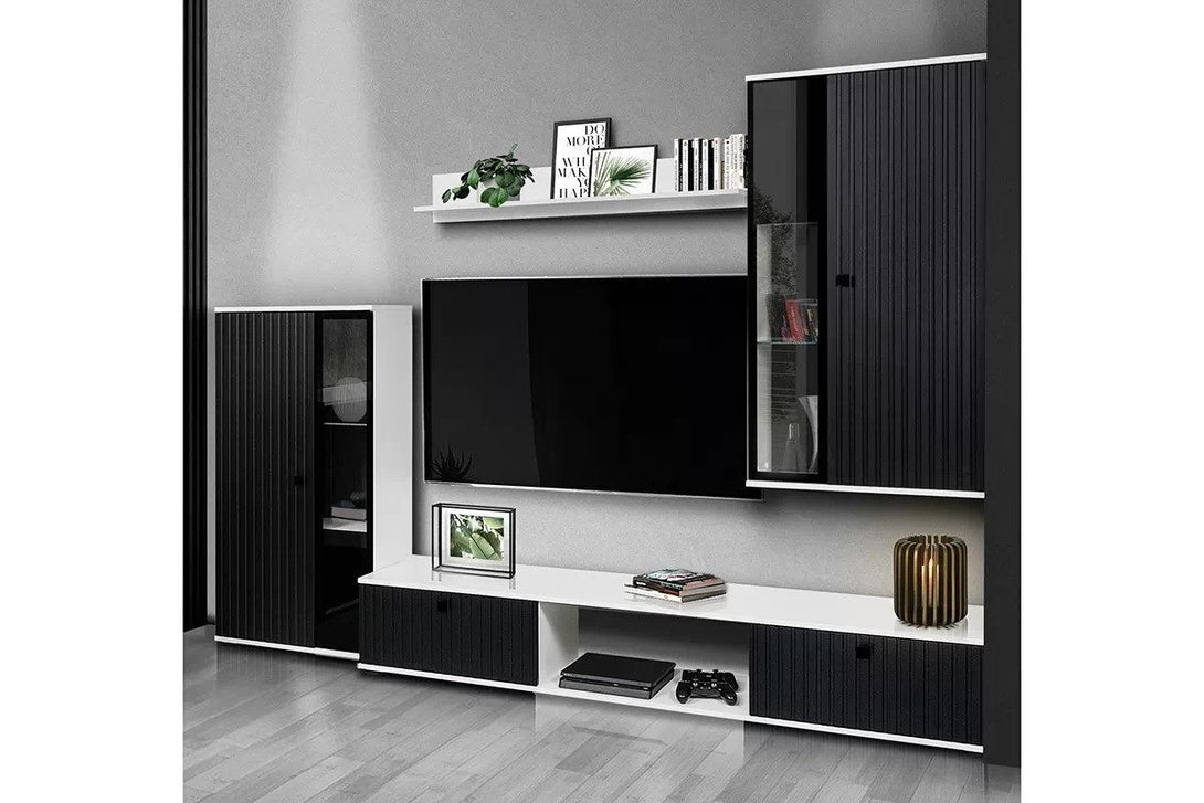 Wohnwand -  Kaja - Gestalten Sie eine Wohnwand in einer zeitlosen Farbkombination.