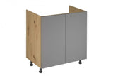 Nexa Küchenzeile KÜ-LN-001 – Modernes Design in Beige Matt mit maximalem Stauraum