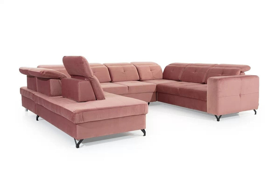 Ecksofa -  Belavio - Ein Design, das Ihrem Zuhause einen Hauch von Luxus verleiht.