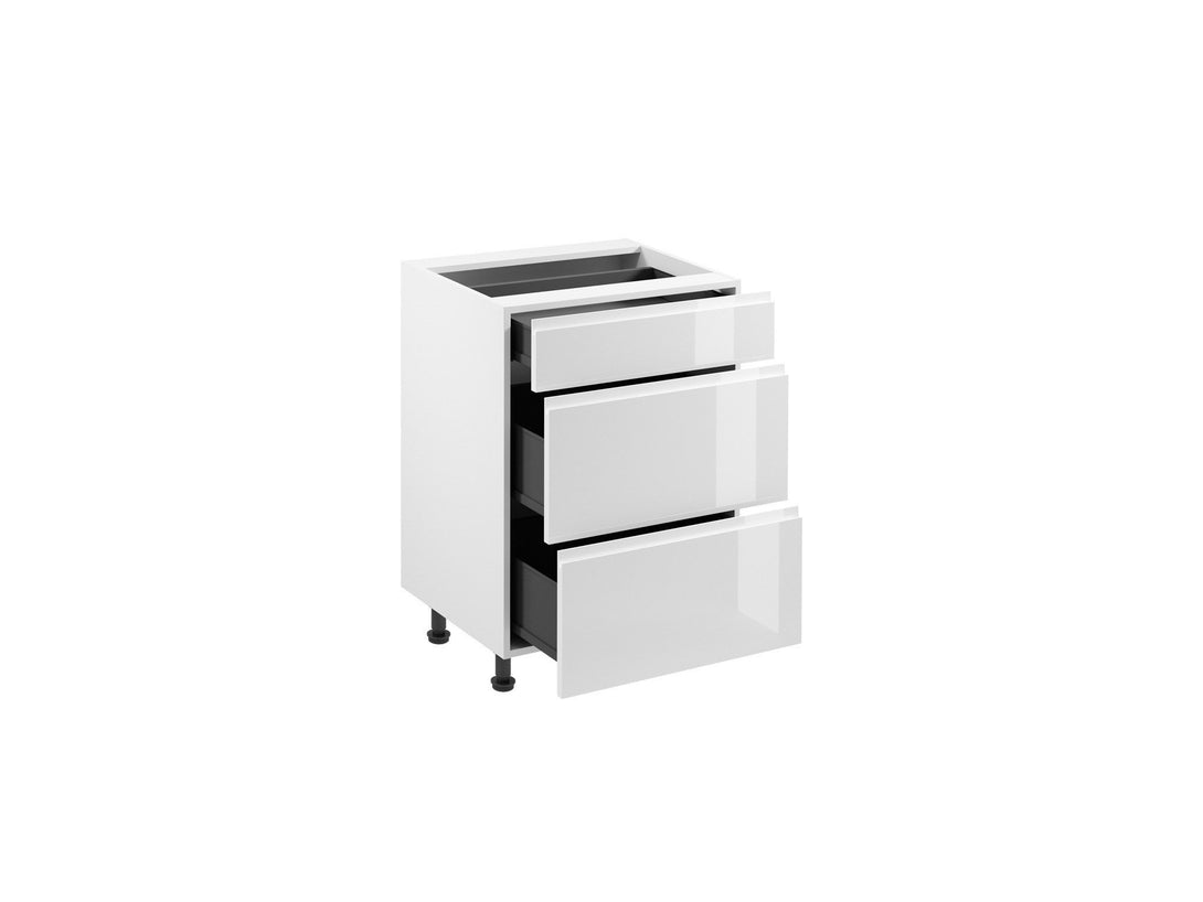 Küchenzeile K56-G300 - Aspen Weiß - Hoher Standard mit modernem Design - ROYAL24_MARKT