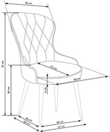 Stuhl - K366 - Luxuriöser für exklusives Ambiente und edles Finish. - ROYAL24_MARKT