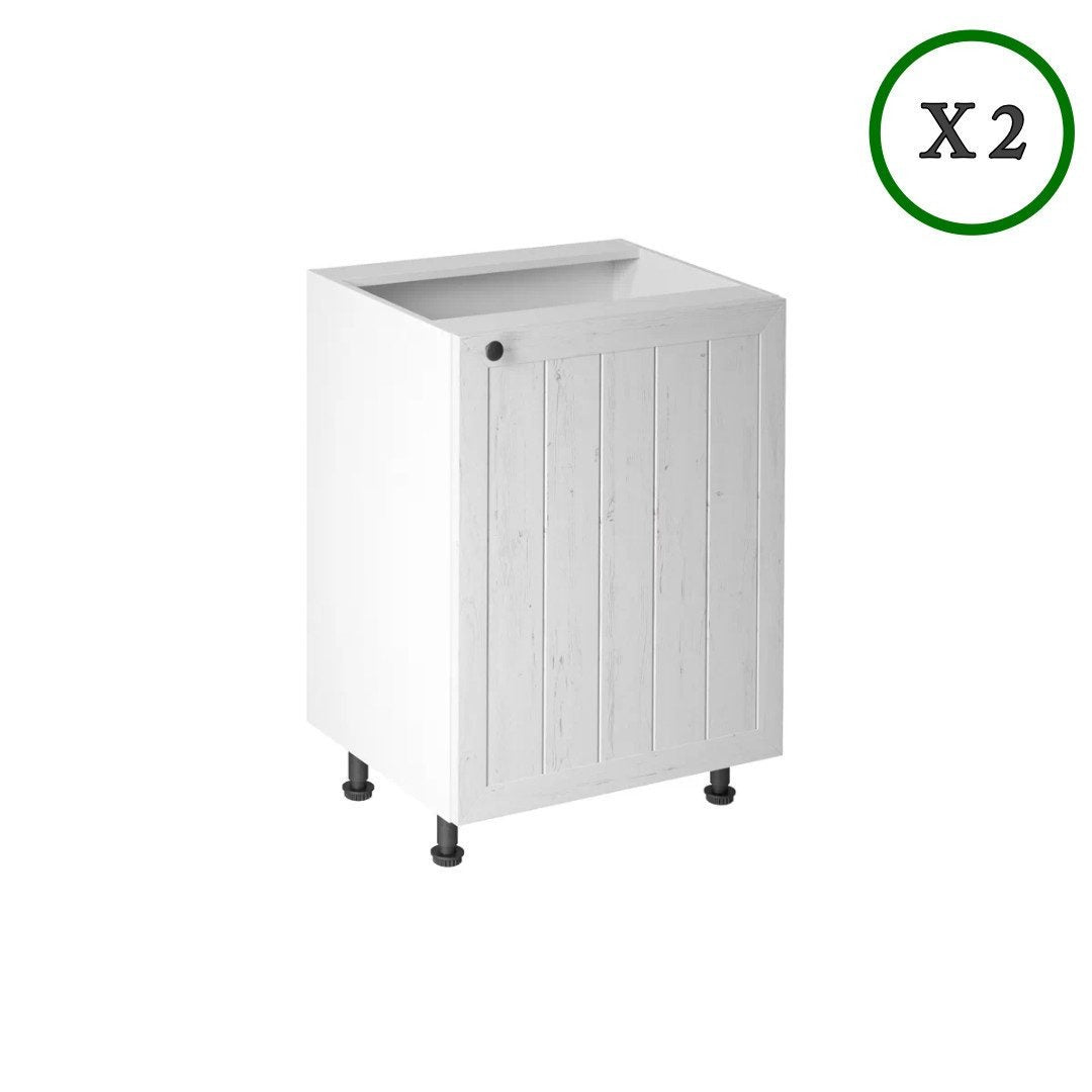 Winkelküche - L-Form Provence Andersen Kiefer - K5-G390×290 cm. - ROYAL24_MARKT