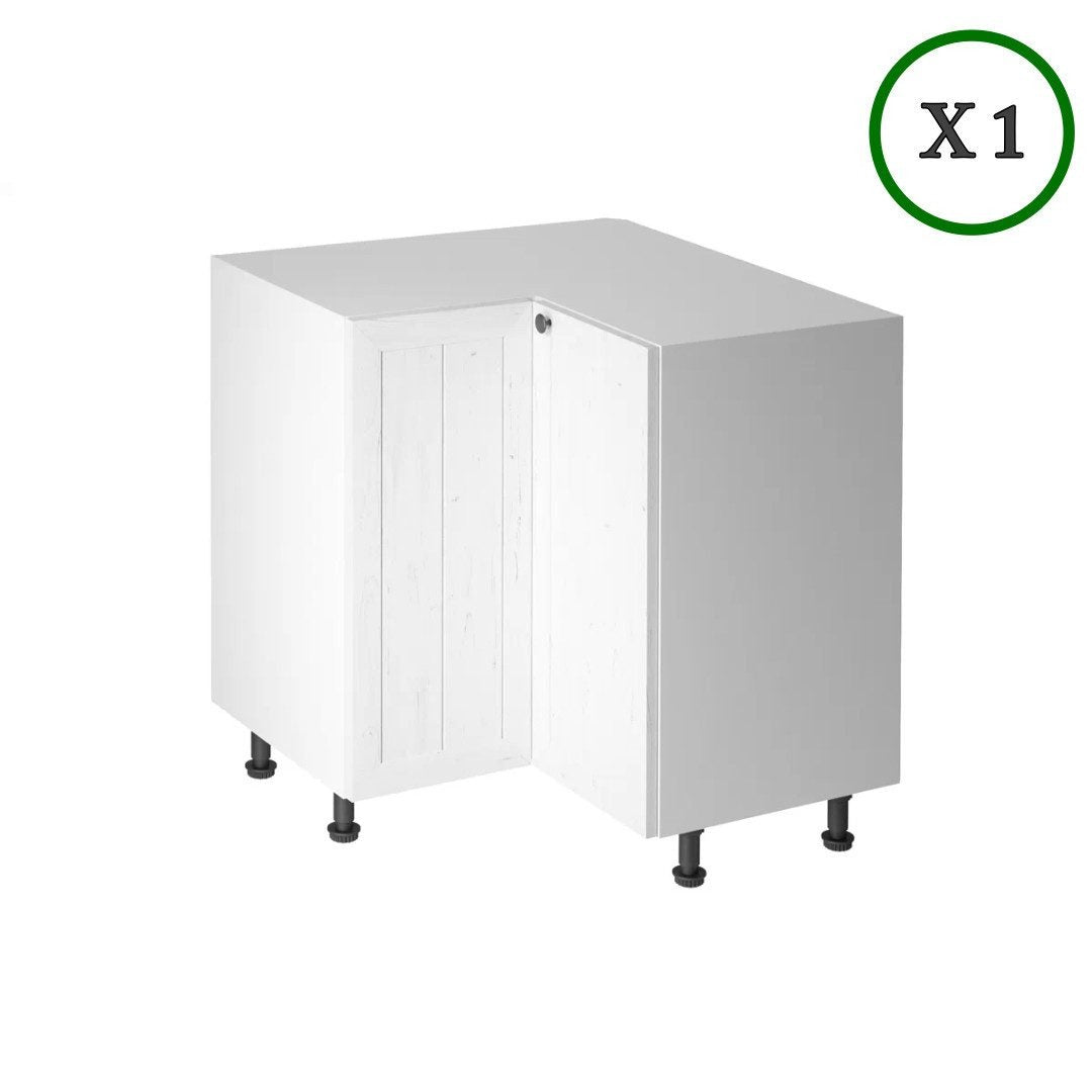 Winkelküche - L-Form Provence Andersen Kiefer - K5-G390×290 cm. - ROYAL24_MARKT