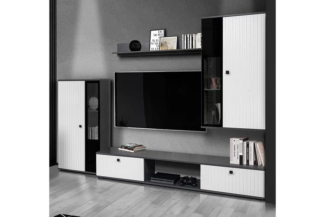 Wohnwand -  Kaja - Gestalten Sie eine Wohnwand in einer zeitlosen Farbkombination.