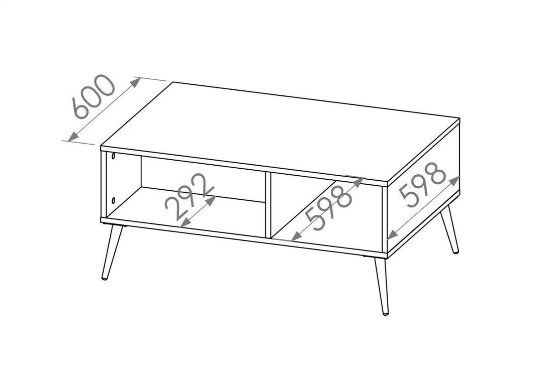 Couchtisch - Naemo - Stilvoller für elegantes Wohnzimmer und vielseitige Nutzung. - ROYAL24_MARKT