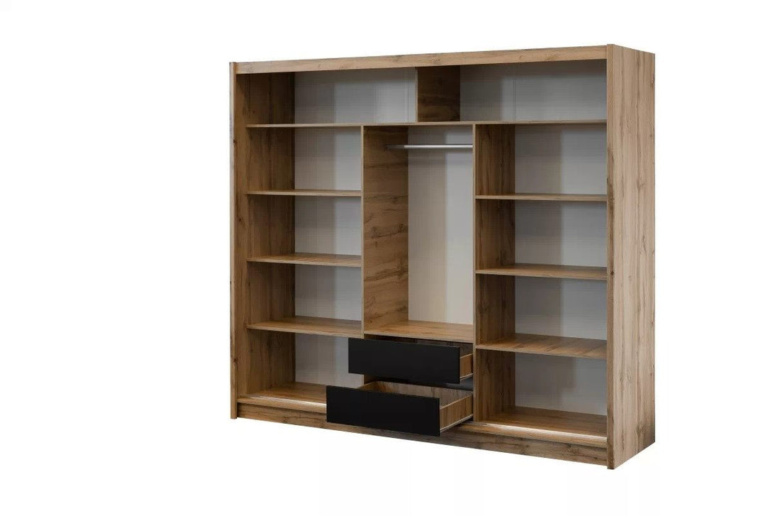 Kleiderschrank - London - mit modernem Schiebetürsystem.