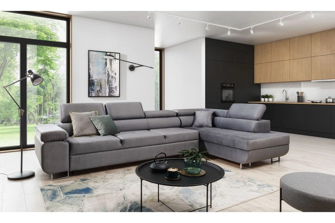 Ecksofa - Annabelle  - Elegantes Design, die Perle der modernen Möbelwelt.