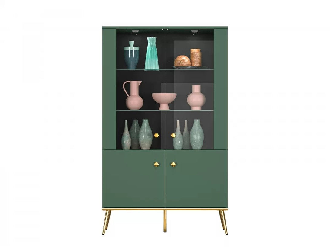 Vitrine - Euras - Stilvolle Vitrine für Ihr Wohnzimmer. - ROYAL24_MARKT