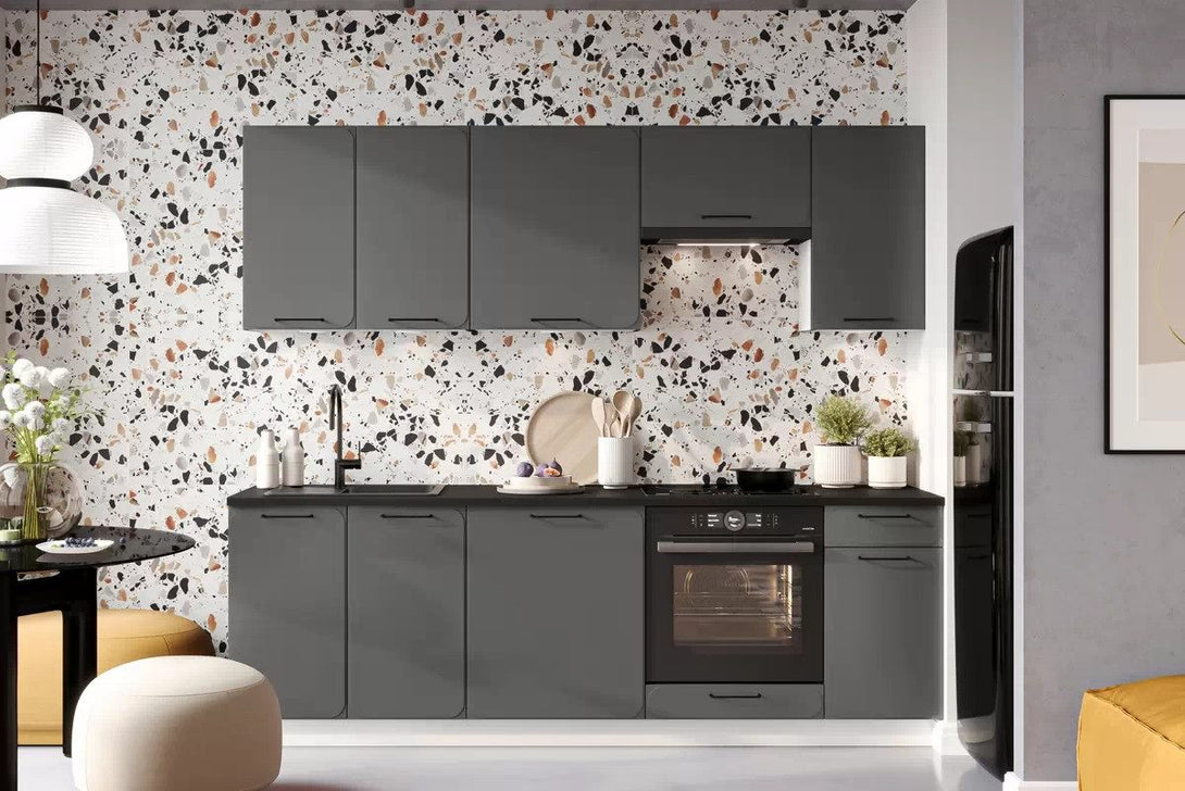 Eckhängeschrank - Katrin - Moderne Lösung für die Küchenecke.