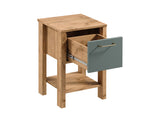 Velario Stilvoller Nachttisch mit Schublade und offenem Fach im modernen Design – Ansicht 2
