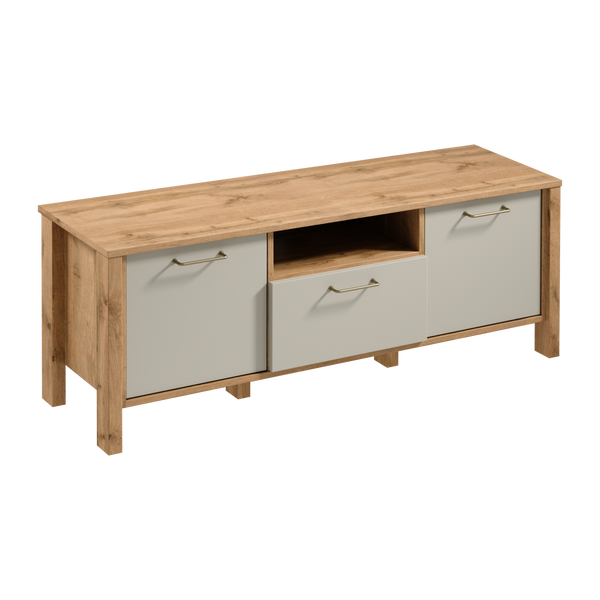 Velario Stilvolles TV-Lowboard mit 3 Schubladen mit elegantem Design
