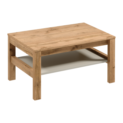 Velario Wohnzimmer-Set 5-teilig – Modernes Wohnmöbel-Set in Wotan Eiche & Beige – Ansicht 10