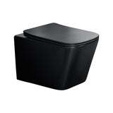 Wand-WC Schwarz matt