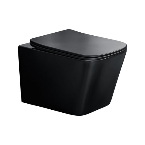 Wand-WC Schwarz matt